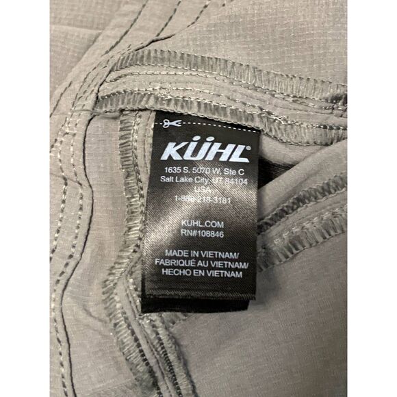 KUHL Women's Gray Outdoor/Hiking Skinny Pants, Size 12 Short, Used - Picture 5 of 7